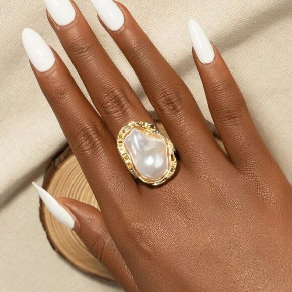 3for$20 Faux Pearl Decor Ring - Picture 1 of 3